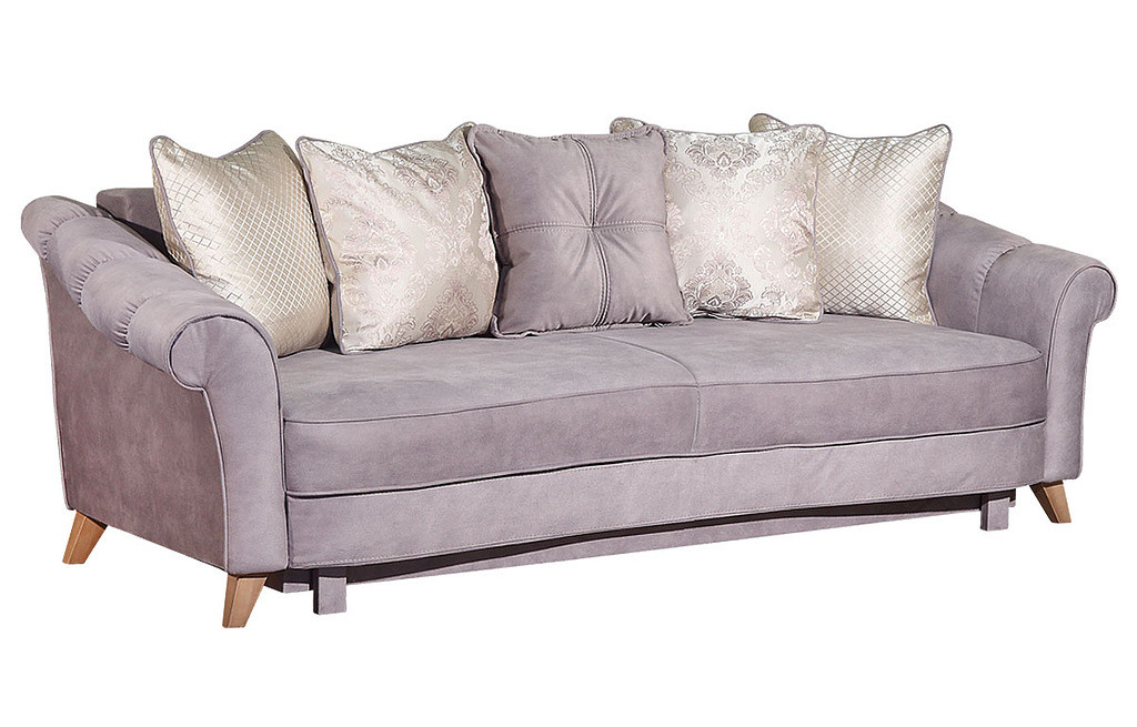 Диван Николас №7 Еврокнижка/Разные Цвета Ш-2420 х Г-1120 х В-940 мм