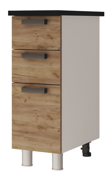 3Р3 Шкаф-стол с 3-мя ящиками Крафт