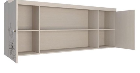 Полка Навесная  ПН-307 Мийа-3/Фотопечать (Ш-2032 х В-688 х Г-317 мм)