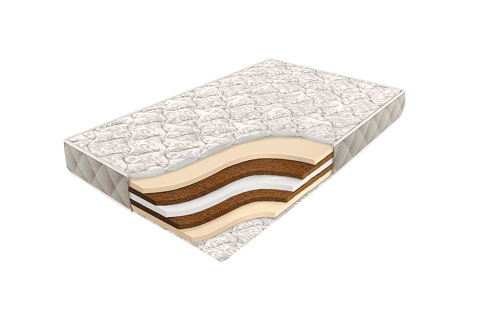 Матрас сэндвич латекс / кокос / холлофайбер