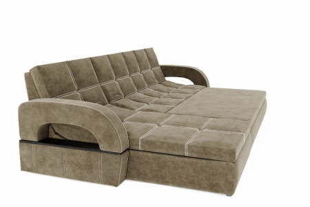 Диван Угловой Мадрид (Ш-2650 х Г-1800 х В-1000 мм/Спальное место 1350х2300 мм)/Разные Цвета