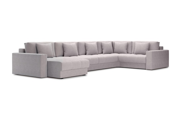 Диван п-образный тик-так Монарх бежевый